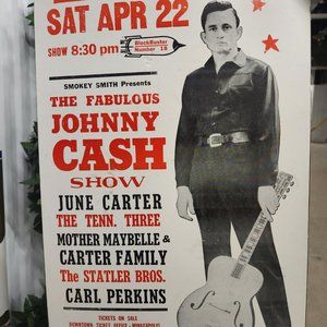 Very Nice!! Reprinted From the Original Plates Johnny Cash Show and Music City